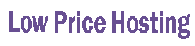Low Price Hosting Logo