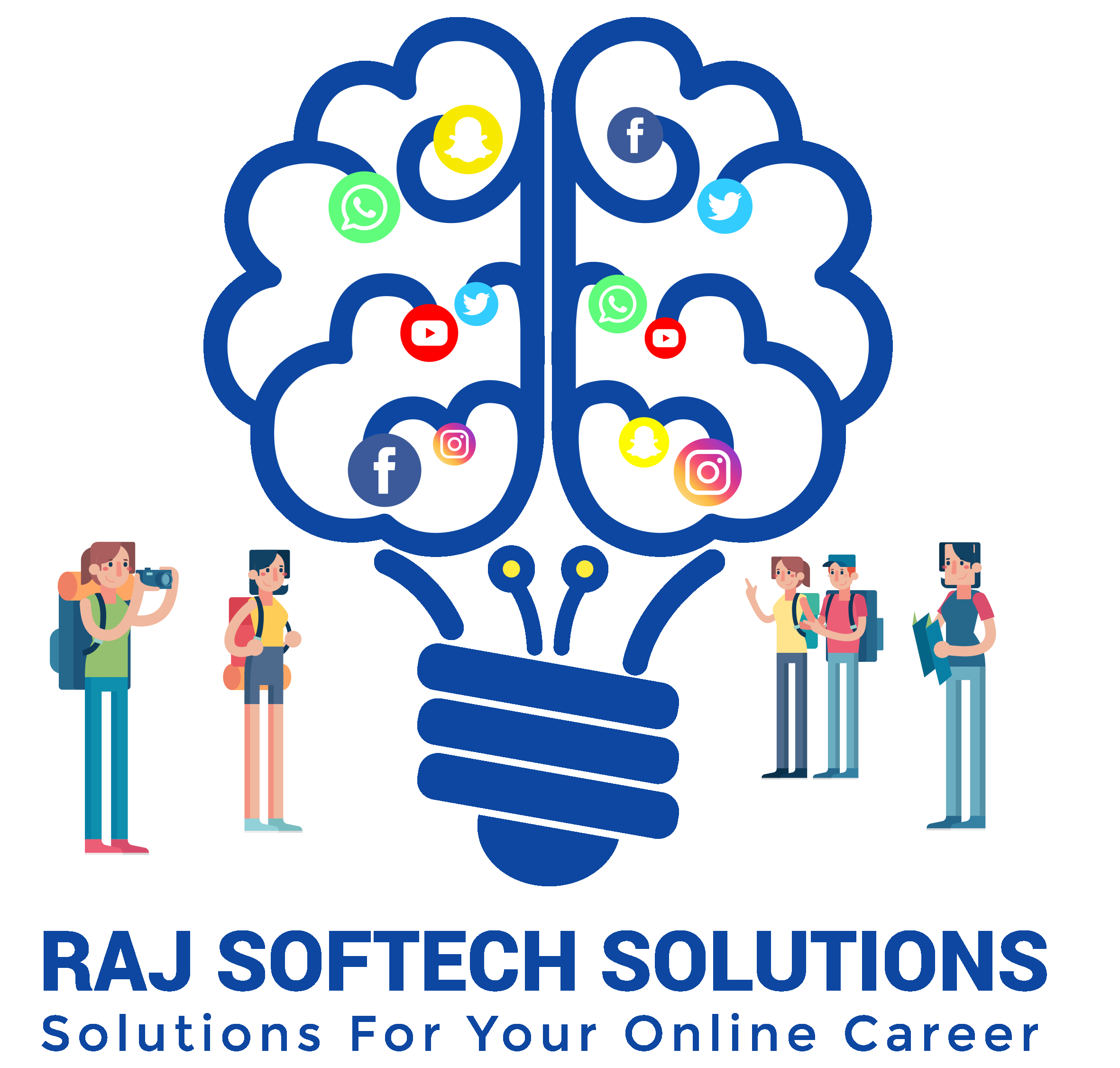 Raj Softech Solutions Logo