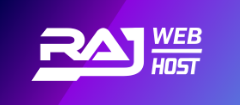 RAJ WEB HOST Logo