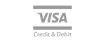 Visa Credit is accepted at GoDaddy